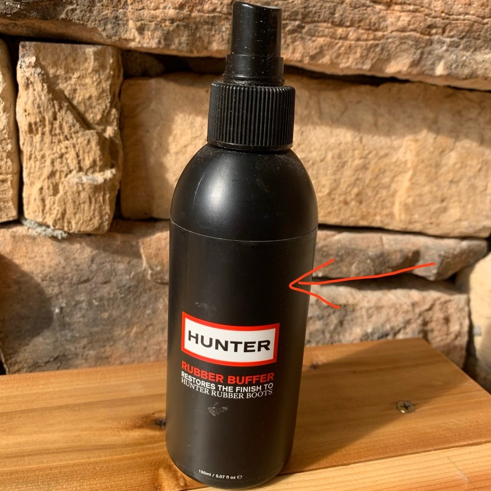 Hunter spray rubber buffer